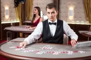 Dealer på live casino