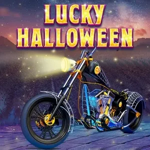 Lucky halloween logotyp