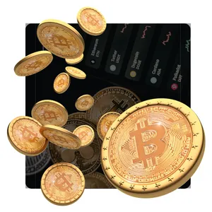 Kryptovalutan Bitcoin framför en mobiltelefon