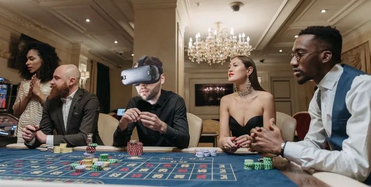 Metaverse casino i VR.