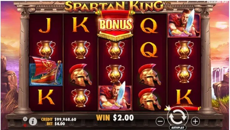 Spelplanen i Spartan King