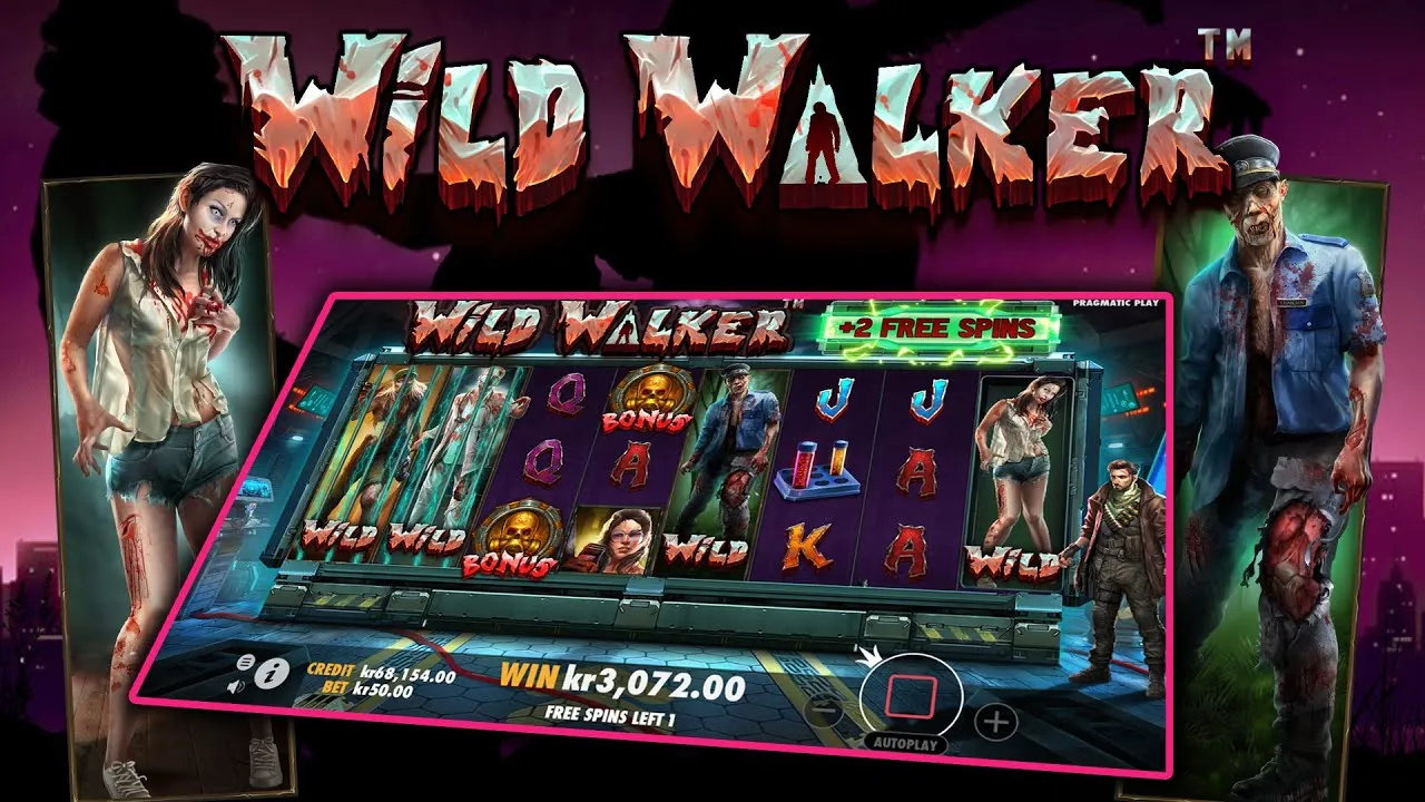 Skärmbild från Wild Walker slot