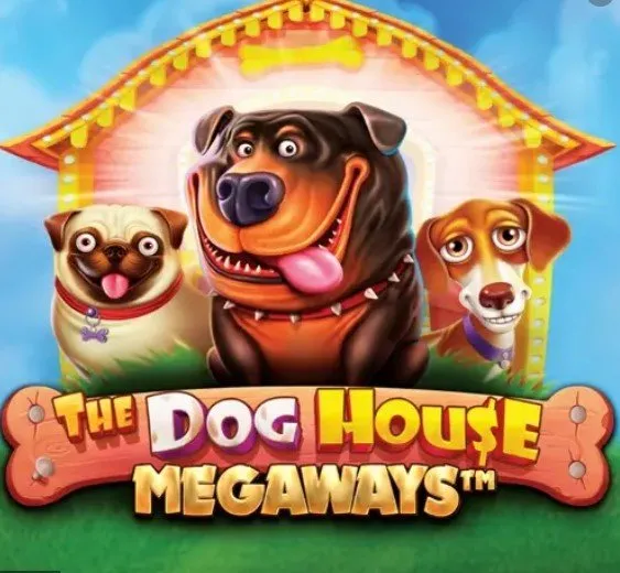 The Dog House Megaways slot logotyp