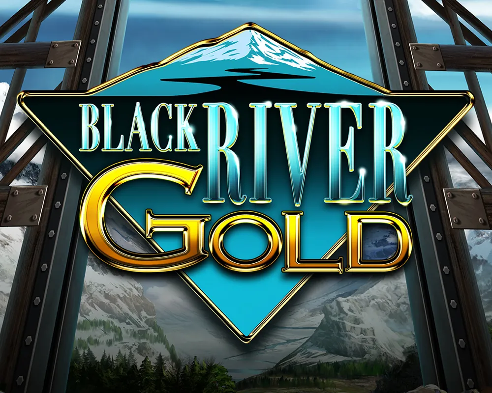 Logotyp för spelet black river gold