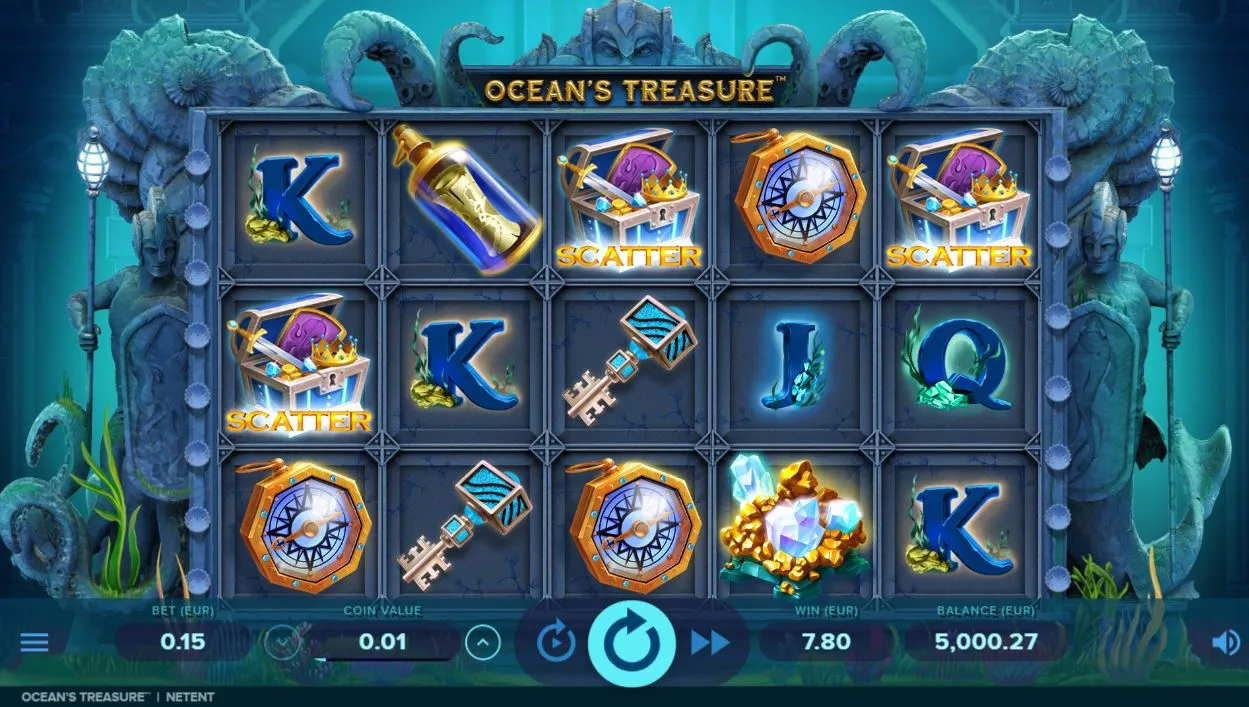 Skärmbild från Ocean's Treasure