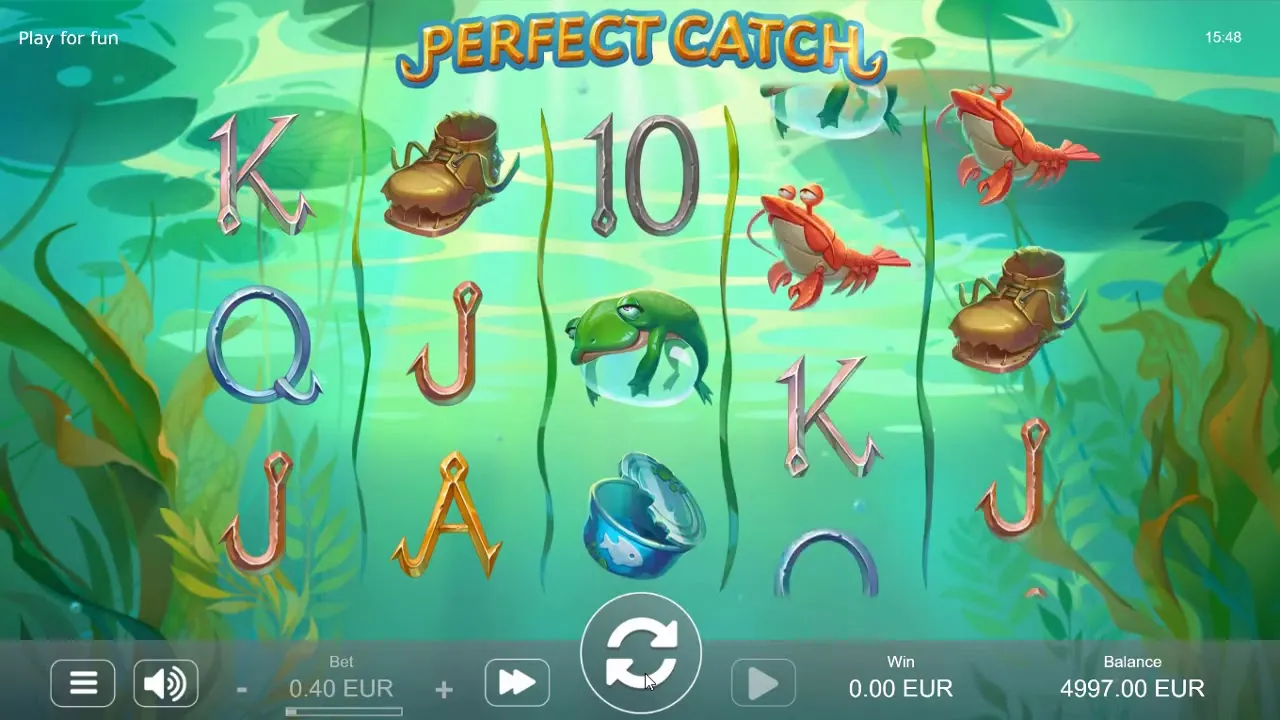 Skärmbild från perfect catch