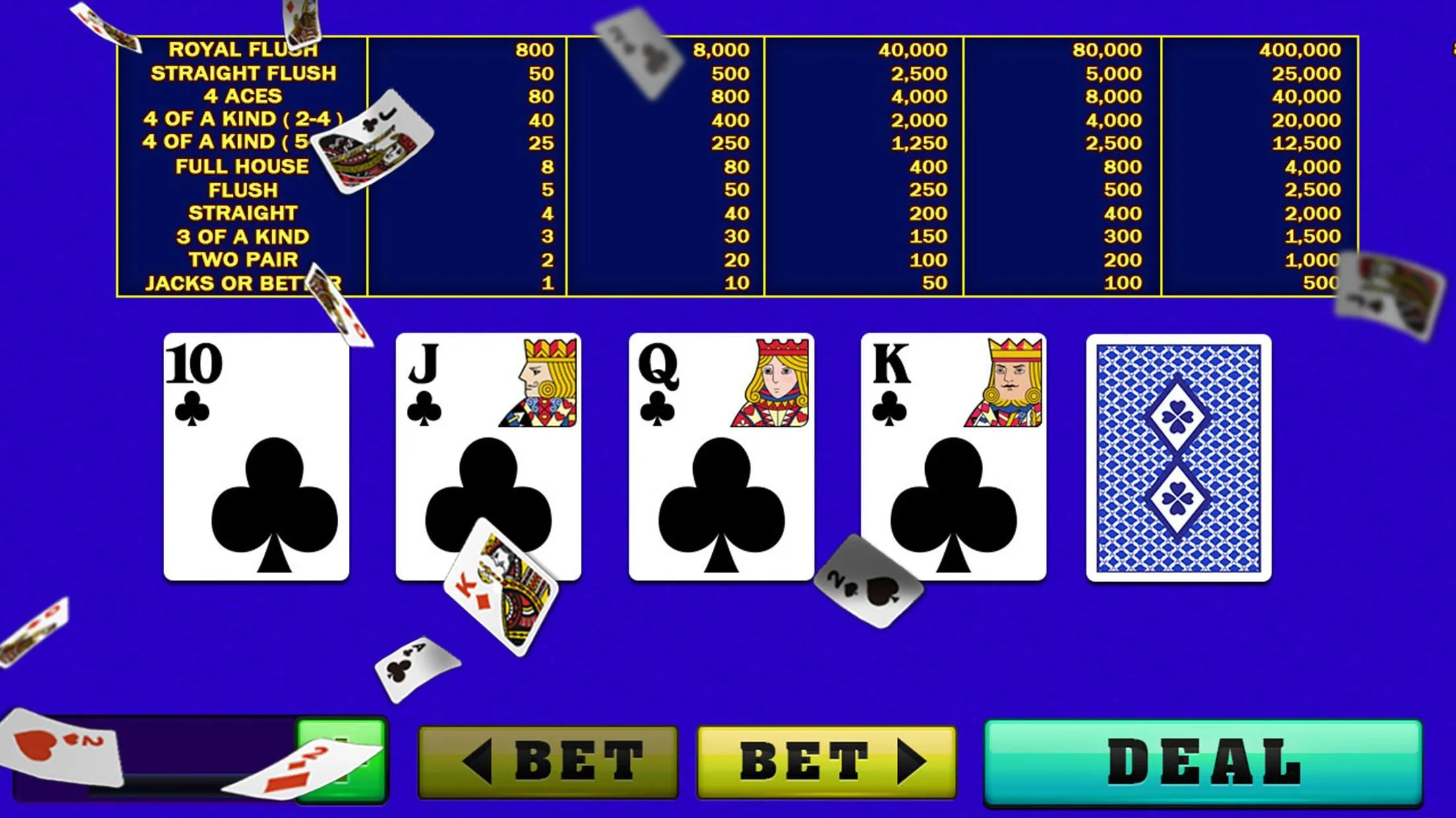 Skärmbild från Joker Poker