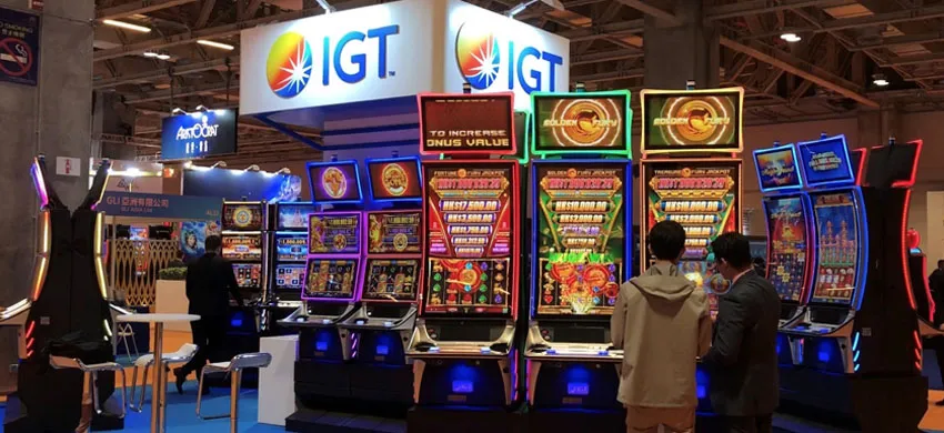 IGT-slots på fysiskt casino
