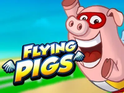 Logga för flying pigs slot