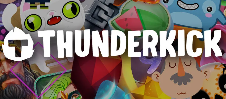 Logotyp för Thunderkick games