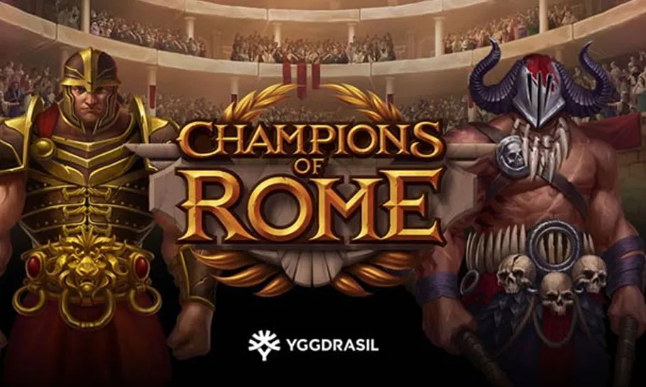 Champions of rome logotyp från yggdrasil