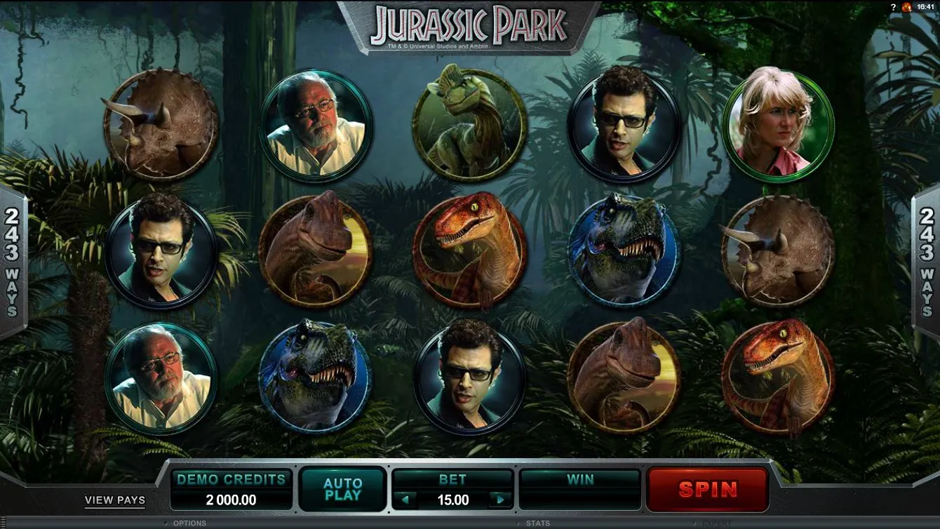 Skärmbild Jurassic Park