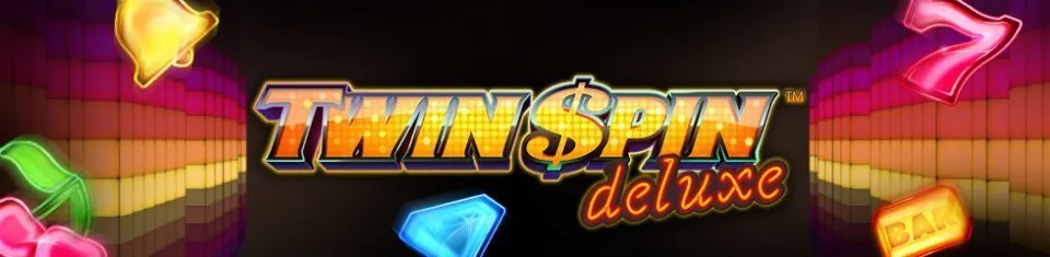 Logotyp för twin spin deluxe slot