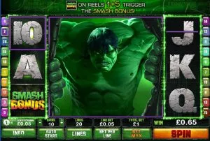 Hulk slot från Playtech