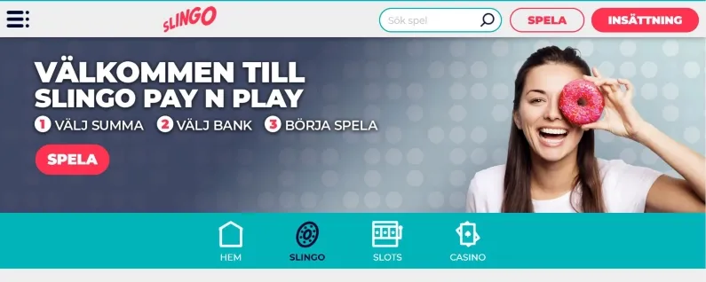 Slingo Casino är ett svenskt nätcasino från SkillOnNet. Casinot fokuserar på spelet Slingo som är en blandning av slot- och bingo-spel.