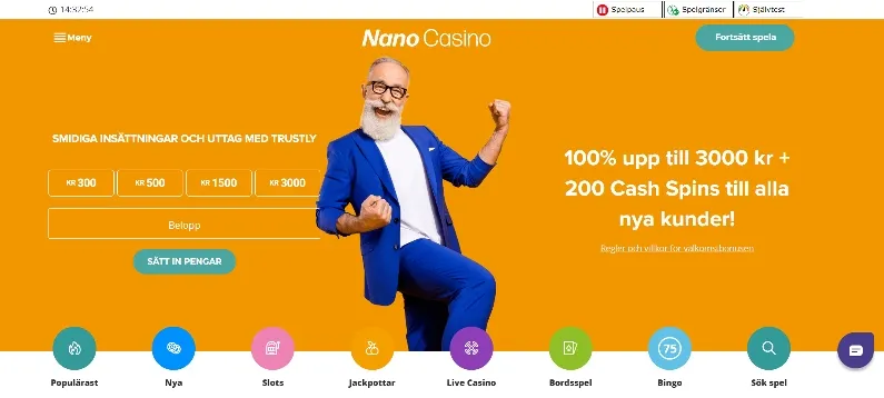 Nano casino Sverige