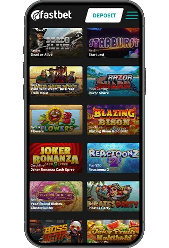 Fastbet Casino på mobilen