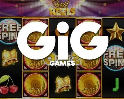 GiG Games med Wild Reels i bakgrunden
