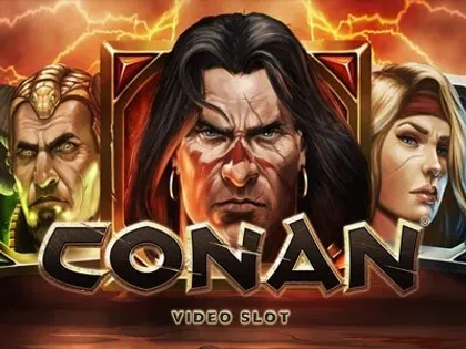 Conan slot logotyp