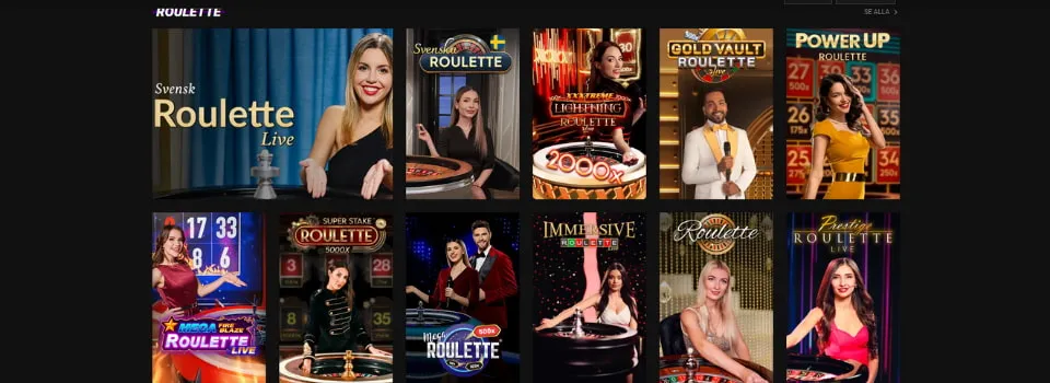 Betinia live casinospel