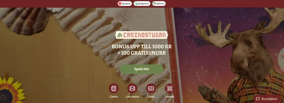 Casinostugan startsida