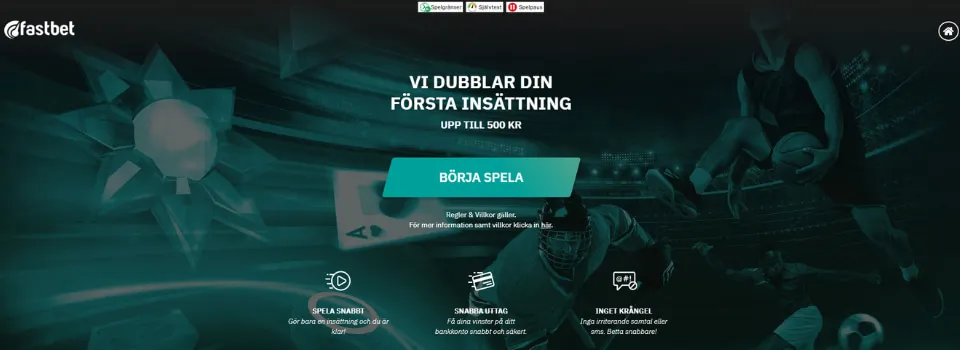 Fastbet Casino startsida