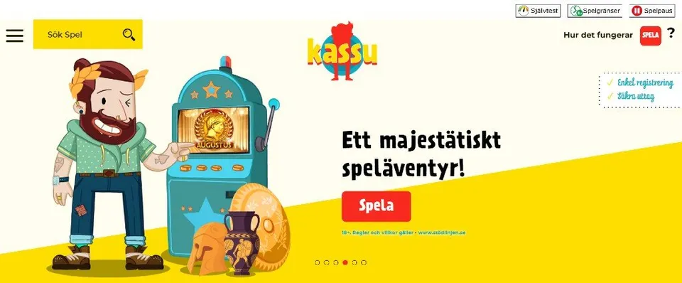 Kassu Casino hemsida