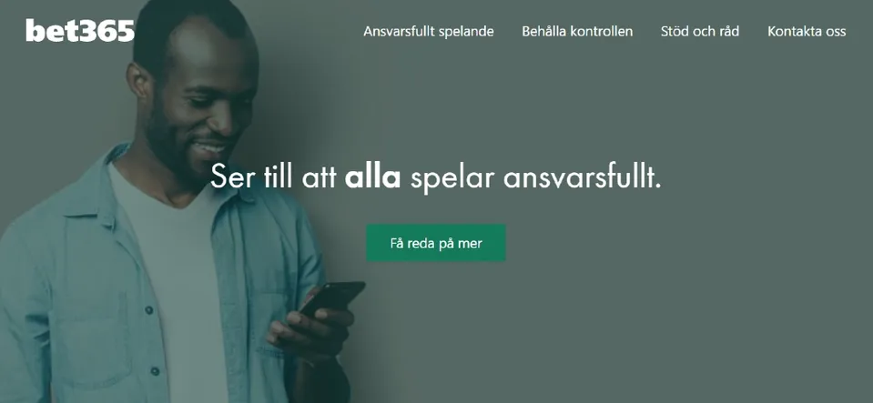 Ansvarsfullt spelande hos Bet365