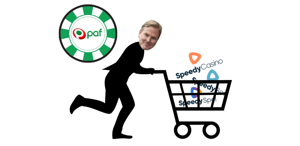 Paf köper spelföretag - erhåller sidorna Speedy casino, Speedy Spel och Speedy Bet